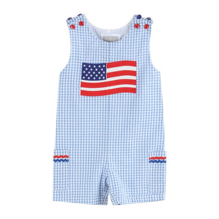 American Flag Pocket Shortalls