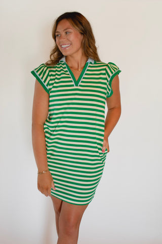 Green Southern Charm Dress
