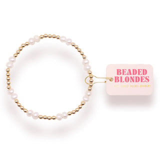 Coastal Pearl Beaded Blondes Gold